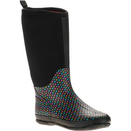 Women's Fun Dots Neoprene Rain Boots