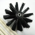 thumbnail image 4 of Nylon Chimney Brush and Rods Kit Electrical Rotary Drill Drive Sweeping Cleaning Tool with Long Flexible Rods 12FT, 4 of 10