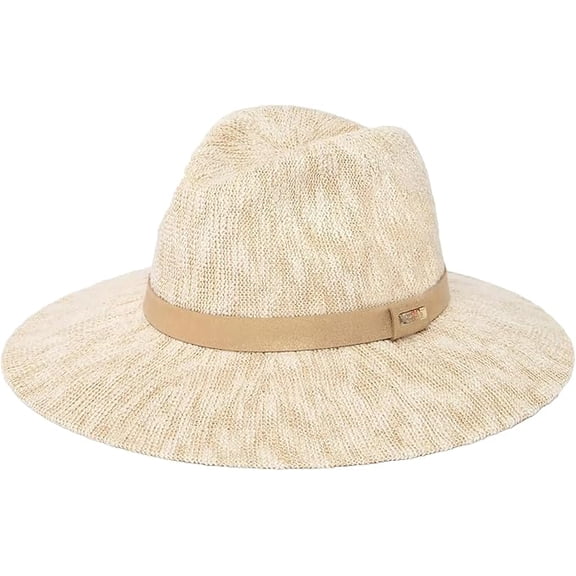 Packable Knit Fedora Hat,Soft Foldable Sun Hat Protection,Lightweight Breathable Classic Fedora Hats for Beach Vacation(xxw)