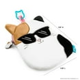 thumbnail image 6 of Squishmallows Cam the Cat Pencil Pouch, Includes Zipper Closure and Carabiner Clip, Multi Color, 6 of 10