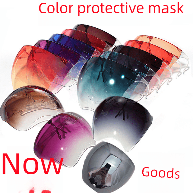 Máscara de aislamiento para ojos, máscara protectora, máscara para ojos antigotas, gafas antivaho, casco integral colorido para adultos