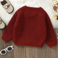 thumbnail image 5 of Tejiojio Girls and Toddlers'Soft Cotton Winter Kids Boys and Girls Knitted New Year's Day Sweater Boys Hoodies and Sweatshirts, 5 of 7