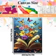 thumbnail image 4 of Adult Paint-by-Number Set - Butterfly and Book Pattern, DIY Acrylic Oil Painting, Adult Paint-by-Number Set, Suitable as a Gift or Home Wall Decoration, 40*50cm, Frameless., 4 of 4