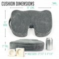 thumbnail image 2 of Almohadón de asiento premium de espuma Cushy Tushy con orificios ajustables, 2 of 7