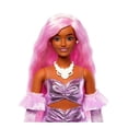 thumbnail image 3 of Muñeca Barbie Fashionista Deluxe Cabello Rosa y Vestido Brillante, 3 of 4