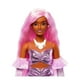 thumbnail image 3 of Muñeca Barbie Fashionista Deluxe Cabello Rosa y Vestido Brillante, 3 of 4