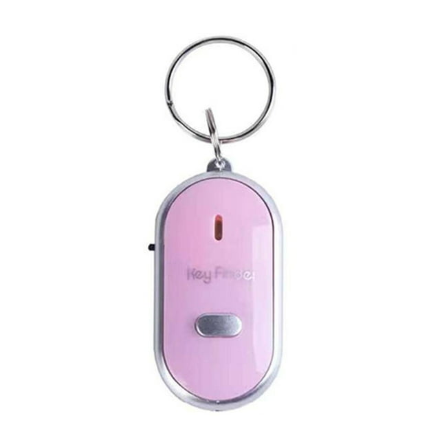 PERZOE Key Chain Finder Whistle Finder Elderly AntiLost Audio Sensor Flash Electronic Alarm