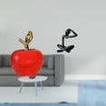 thumbnail image 2 of Estatua,Escultura de fruta artificial,estatua y artesanía,Colección de figuras de cerámica para decoración del hogar,Figura de escritorio,Escultura abstracta de pensador para decoración de, 2 of 8