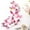 Pink, variant on 12Pcs Yellow 3D Butterfly Wall Decals, PVC Foldable Wing Wall Stickers, Reusable Self-Adhesive Decor Ornaments for Living Room Window Fridge Wedding Party Background Decor,A