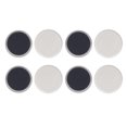 thumbnail image 5 of 8Pcs Furniture Sliders Reusable for Carpet Effortless Moving Surface Protection Round Pea Green 5in, 5 of 5