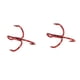 thumbnail image 3 of Anzuelo de pesca Jadeshay 100 piezas Anzuelos triples rojos, 3 of 8