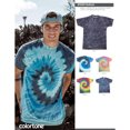 thumbnail image 4 of Colortone Festival Tie Dye Burnout T-Shirts Adult Unisex Men Cotton, 4 of 4