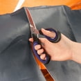thumbnail image 4 of Heavy Duty Titanium Tailor Fabric Shears - 9.5" Black w/Purple - 1 Pair, 4 of 6