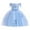 Sky Blue, variant on AJTQTH Birthday Party Dress for Girls Off-Shoulder Suspenders Cute Floral Decoration Princess Dress High-Waisted Mesh Layered Puffy Dress Flowy Maxi Dress Green 3 Years