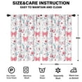 thumbnail image 2 of Blackout Kids Curtains,Flower and Butterfly Childrens Insulated Curtains Set Of 2,Bedroom Essentials,Toddler Room Decor 42"x63"(106x160cm), 2 of 4