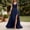 Navy, variant on NTACZA Casual Dresses for Women Sleeveless Maxi Formal Wedding Guest Dresses V-Neck Slit Dressy Black L
