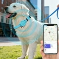 thumbnail image 5 of Reflective Dog Collar, Compatible with Apple, Nylon Pet Cat Puppy Collar with Silicone Holder for Small, Medium, Large, and Extra Large Dogs,B Blue, 5 of 5