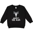 thumbnail image 2 of Inktastic Auntie Lil Man Tuxedo Front Toddler Sweatshirt, 2 of 4
