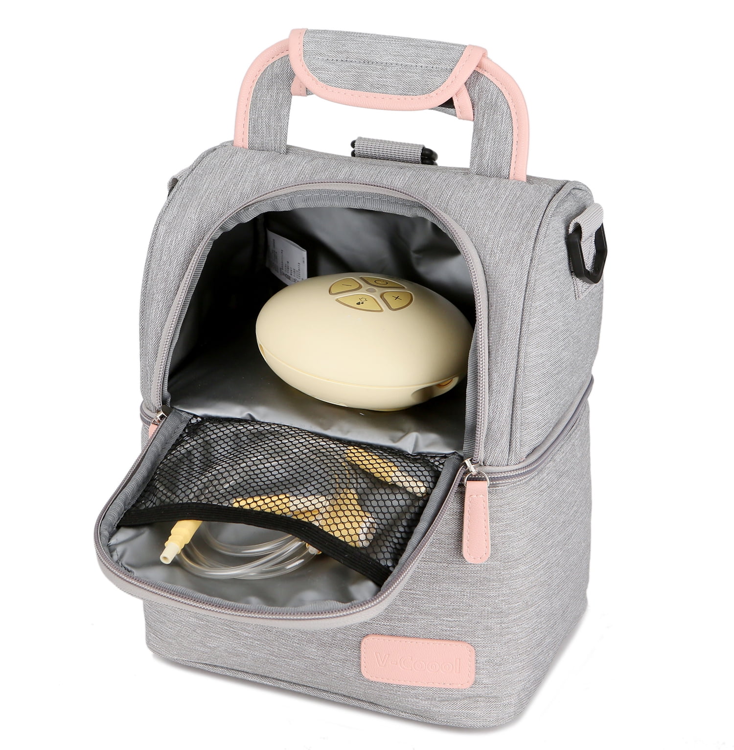 Meichoon Breast Milk Baby Bottle Cooler Bag/Waterproof Baby Milk Bag Freezer/Mommy Travel Backpack/Portable Thermal Insulated Lunch Box for Women Men