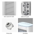 thumbnail image 2 of Ventilateur de Bureau USB Ventilateur de Climatiseur Portable Ventilateur de Refroidissement Ventilateur de Table de Bureau Rotation Silencieuse et 3 Vitesses Vent Fort Réservoir 200 ml pour Bureau Maison Chambre Voyage, 2 of 7