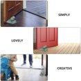 thumbnail image 2 of OULII 2Pcs Cast Door Wedge Green Rustic Home Door Stopper Perfect for Front Yard Garage Doors, 2 of 8
