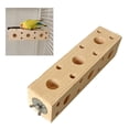 thumbnail image 2 of Parrots Toy Birdcage Tearing Puzzle Toy Wooden Block Chewing Toy for Small Pet Birds Birdcage Screw Foraging Toy, 2 of 7