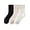 Black + Off-white + White, variant on 3 Pairs Winter Thermal Socks, Women's Winter Fleece Socks, Thickened Warm Tube Autumn and Winter Super Thick Stockings