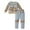 Gray, variant on 2pcs Toddler Baby Girls Sweatsuit Clothes Set Leopard Print Splicing Top+Long Pants Clothing Suit