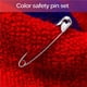 thumbnail image 5 of Moyic 500 Uds. Juego de alfileres de seguridad de color dorado, plateado y negro, alfileres de seguridad de alta en caja transparente para De coser Moyic HA019650-00, 5 of 5