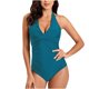 thumbnail image 1 of Traje de baño de una pieza para mujer, cómodo, liso, con almohadilla en el pecho, sin aros, Bikini con escote en V profundo OAVQHLG3B Store  lin121212, 1 of 3