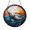 Stained Glass 5.9 Inch, variant on Elephant Seal Suncatcher Ornament Hanging Display Gift Plaque Glass