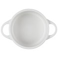 thumbnail image 4 of Le Creuset Stoneware Mini Round Cocotte, 8 oz., White, 4 of 4