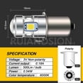 thumbnail image 5 of Ruiandsion P13.5S PR2 Base Mini LED Bulb, 3V 0.45W 400Lm Upgrade 6000K Cool White for Headlamp Work Light 2-Pack, 5 of 9