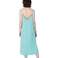 thumbnail image 2 of ShengRui Women's Nightgown Cami Cotton Sleepwear Plus Size Sleeveless Loungewear, 2 of 6
