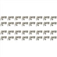 thumbnail image 1 of Clip de FijacióN de Vidrio Tipo L, 32 Uds., Conectores de Vidrio de 2 VíAs para Accesorios de Vidrio para Muebles de 6-10Mm, 1 of 5