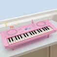 thumbnail image 2 of Kids' Musical Keyboard Toy with 37 Keys, LED Light Guidance & Microphone - Pink Educational Piano for Early Childhood Music Learning, Recording & Singing Fun, Compact and Easy to Operate for Toddler, 2 of 6