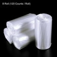 thumbnail image 4 of Uxcell Small Trash Bags 0.5 Gallon Garbage Bags White, 8 Rolls / 240 Counts, 4 of 6