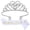 Silver, variant on 2026 Graduation Decorations Party Supplies Kit, Queen Crowns for Women Sash Set Graduation Party Decorations, Tiaras for Women Class of 2026 Decorations