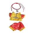 thumbnail image 2 of Trajes de muñecas navideñas Perfecl Ropa de muñeca de felpa 17 cm Estilo F, 2 of 8