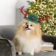 thumbnail image 4 of Xihbxyly Ofertas Prime de Hoy Gorro de Asta de Navidad para Mascota, Peluche de Shiba Inu Mediano, Bonito Disfraz para Fiesta, 4 of 6