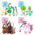 thumbnail image 2 of Special Buys! 8pcs Pet Dog Toy In The Same Color Set, Chew Toy Combo Pack, Pet Dog Cat Funny Toys Set Plush ABS Chewing Toys Sets, 2 of 11
