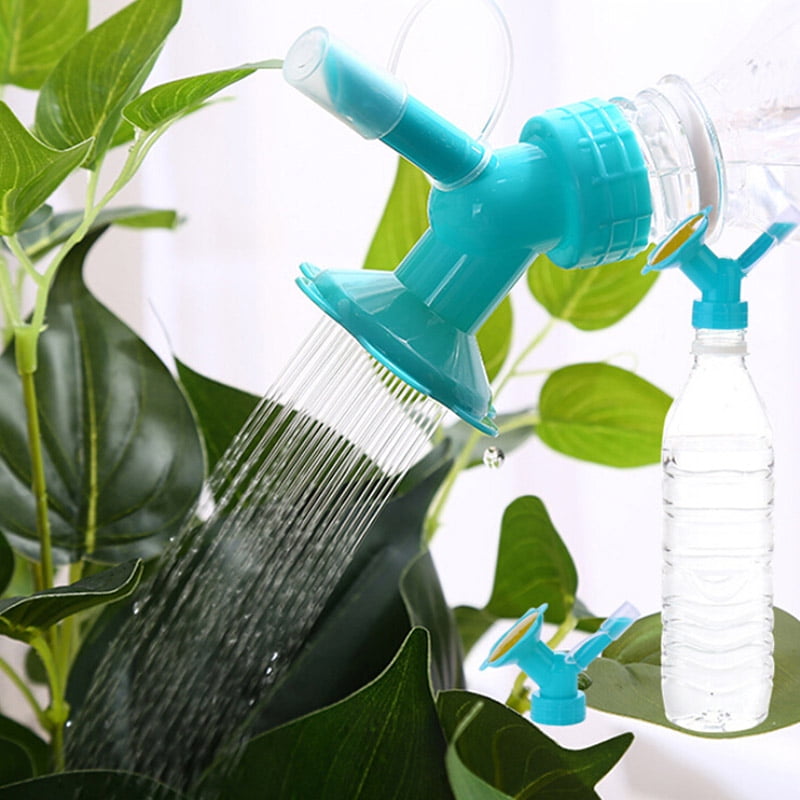 2Pcs Spray Garden Sprinkler Plant Watering Waterer Nozzle Cap Water Bottle CF 