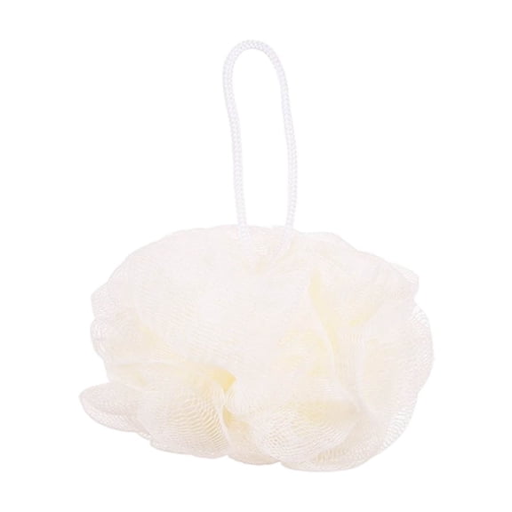 4.7 Inch By 3.5 Inch Adult Bath Scrubber Ball With Hanging Loop For Exfoliating And Lathering Body Wash Accessory For Shower Use