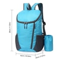 thumbnail image 2 of Mochila plegable portátil impermeable de 20 litros con portabotellas para deportes al aire libre, 2 of 9