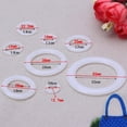 thumbnail image 3 of DIY Crochet Ring 30pcs/set Women Men Handbag Home Bedroom Office Curtain Hook, 3 of 10