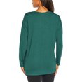 thumbnail image 4 of Banana Republic Women's Soft Knit Long Sleeve High-Low Hem Sweater Top (Green, 2X, 611030), 4 of 6