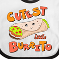 thumbnail image 4 of Inktastic Cutest Little Burrito Boys or Girls Baby Bib, 4 of 4
