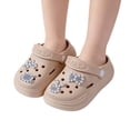 thumbnail image 6 of MDUKONU Toddler Boys Girls Garden Clogs Cartoon Slides Shoes On Slipper Water Sandals For Little Kids Khaki, 6 of 6
