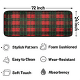 thumbnail image 2 of CURLYOOT Red Christmas Plaid Runner Rug 2'x6' Washable Kitchen Runner Rug Indoor Non Slip Laundry Rugs Floor Carpet for Hallway Kitchen Entryway Bedroom Living Room, 2 of 9