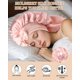 thumbnail image 3 of Gorro de seda AWAYTR 100% seda de morera para cabello largo (rosa), 3 of 6